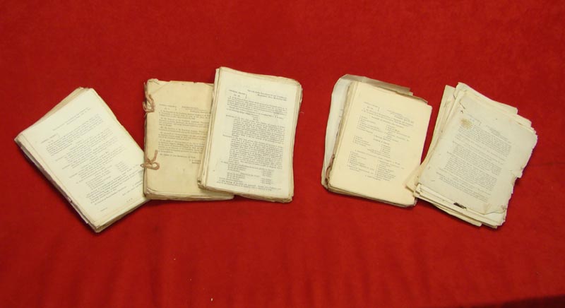 Huge Stack of Pre-Printed Original Civil War General Orders
